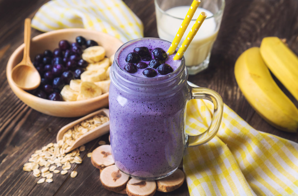 Banana Berry Protein Smoothie