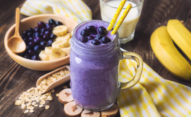 Banana Berry Protein Smoothie